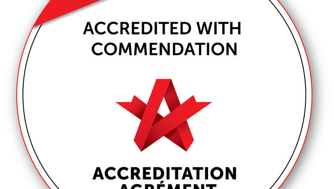 Accredited with Commendation